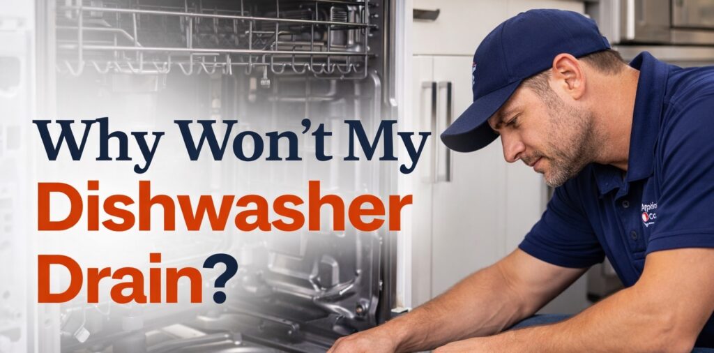 why wont my dishwasher drain